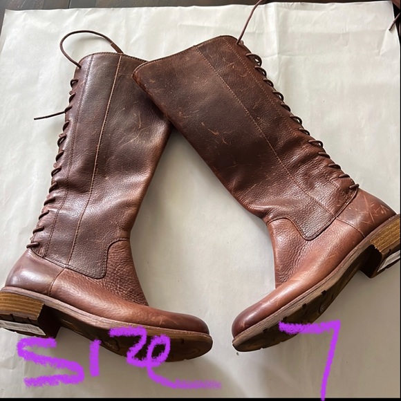 Sofft Sharnell II Leather Lace-Up Waterproof Tall Boots - Picture 7 of 16